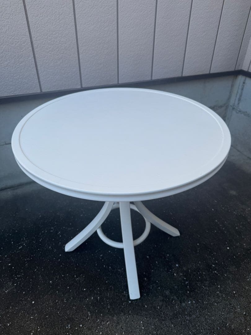 s*y様 秋田木工 ダイニングテーブル T-130 ホワイト　IDC大塚家具