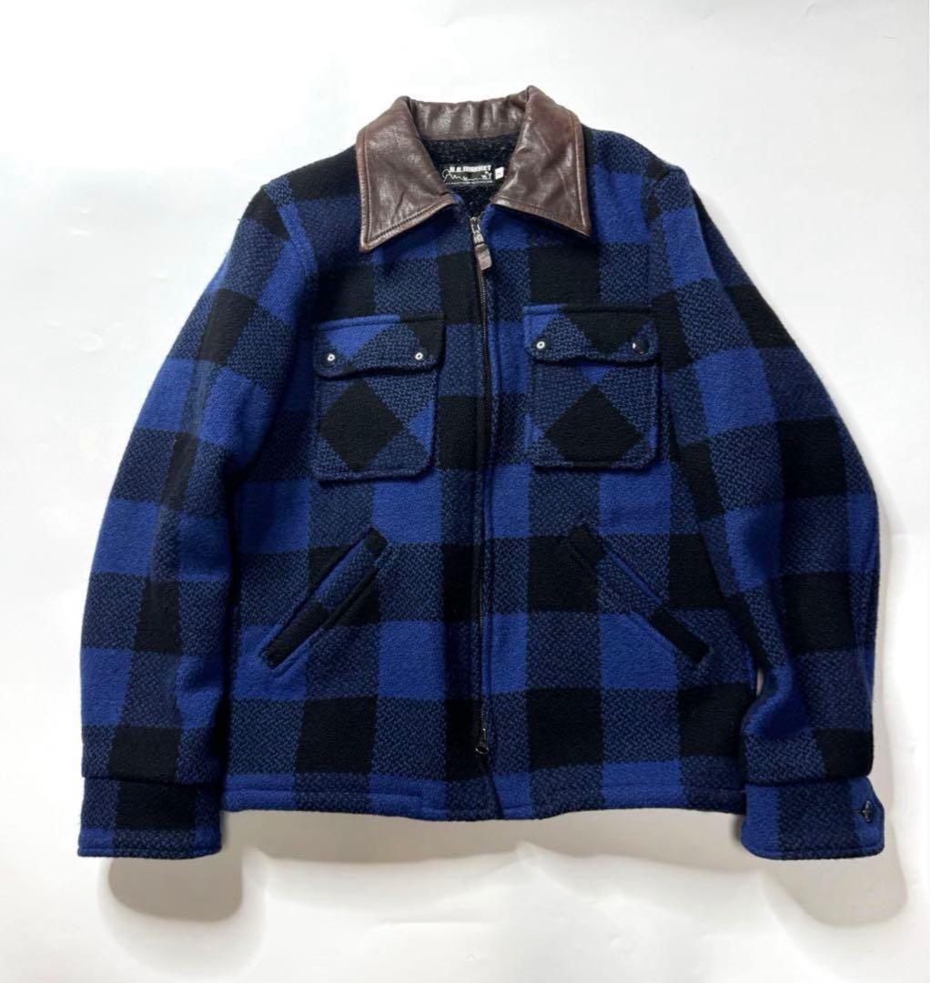 【美品】ハリウッドランチマーケット バッファローチェック CPOジャケット　2