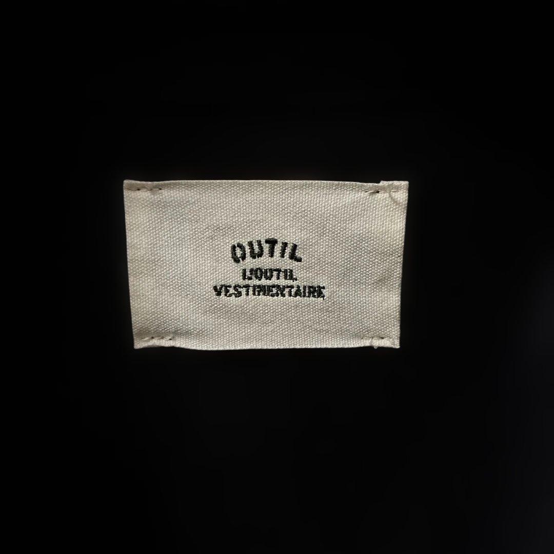 outil manteau miery 3 美品　黒　モールスキンコート