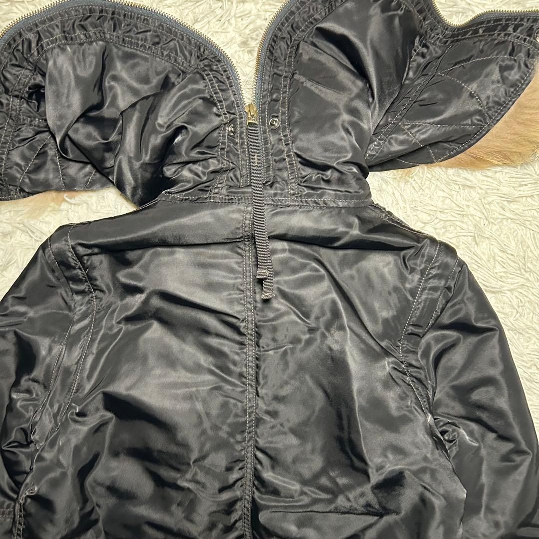 y2k AVIREX N-2B ファー付きジャケット 短丈　フライトジャケット