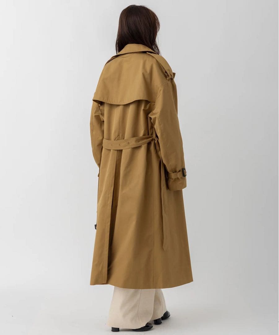 【新品即発送】AJUGA.★2WAYボリュームトレンチコート