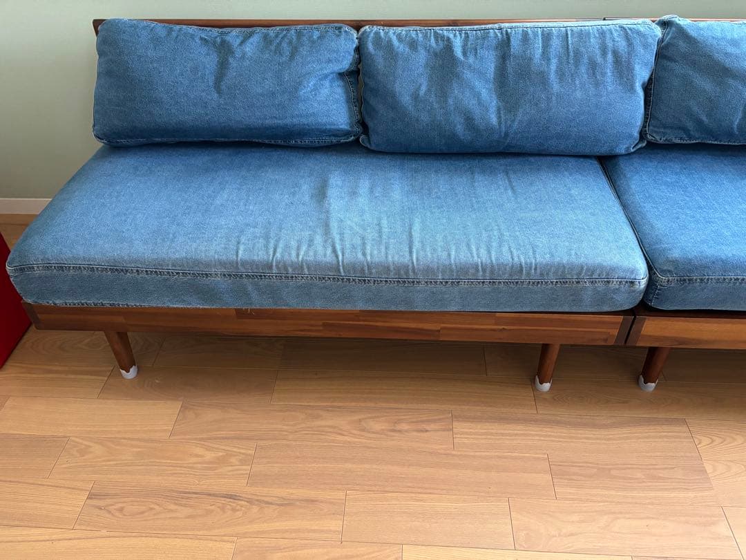 unico SWELLA デニム生地モダンソファ