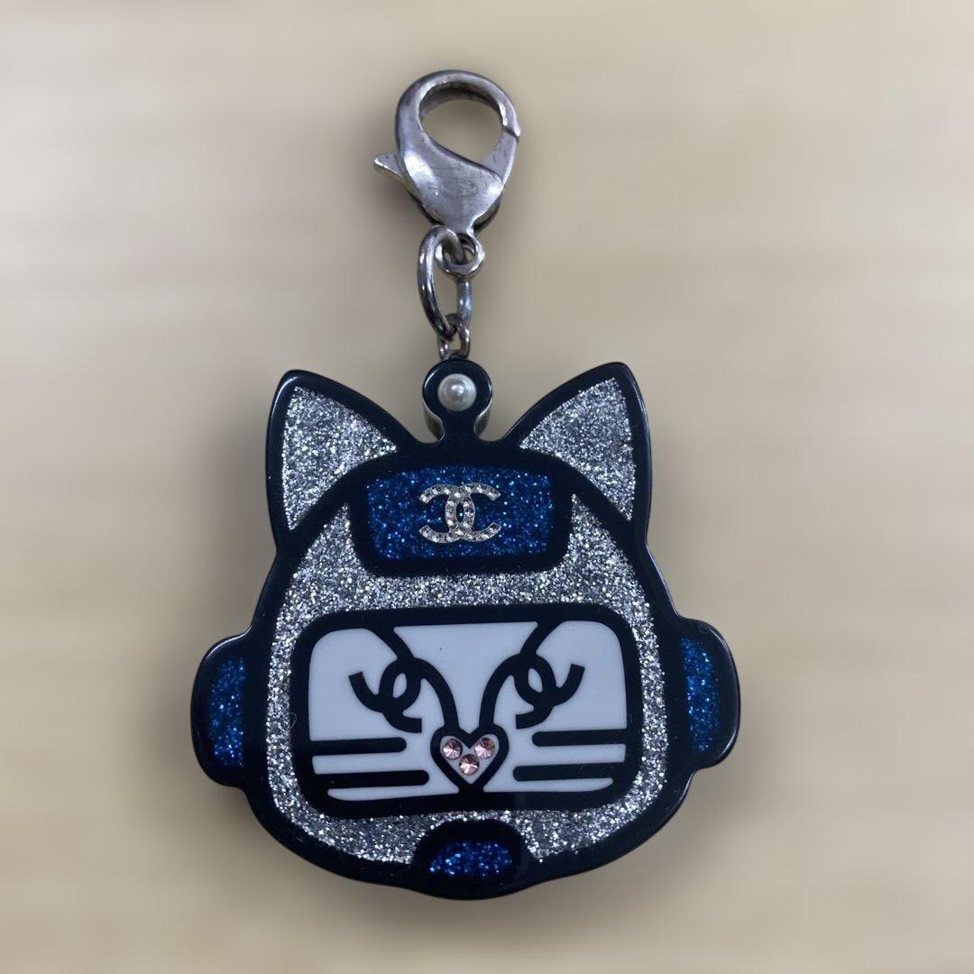 CHANEL シャネル キャットロボット チャーム キーホルダー