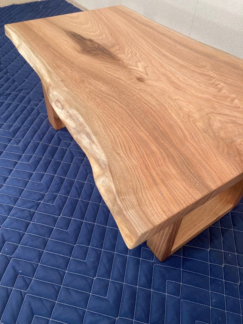 胡桃 クルミ 一枚板 ローテーブル
