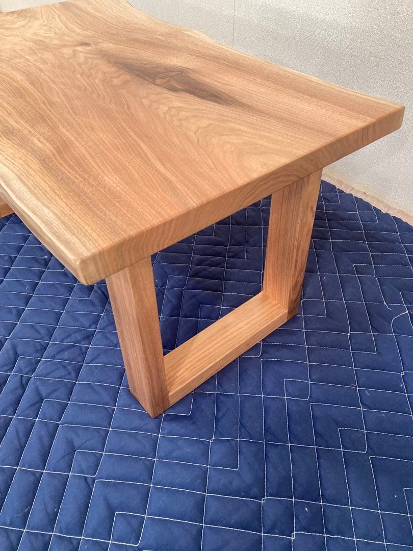 胡桃 クルミ 一枚板 ローテーブル