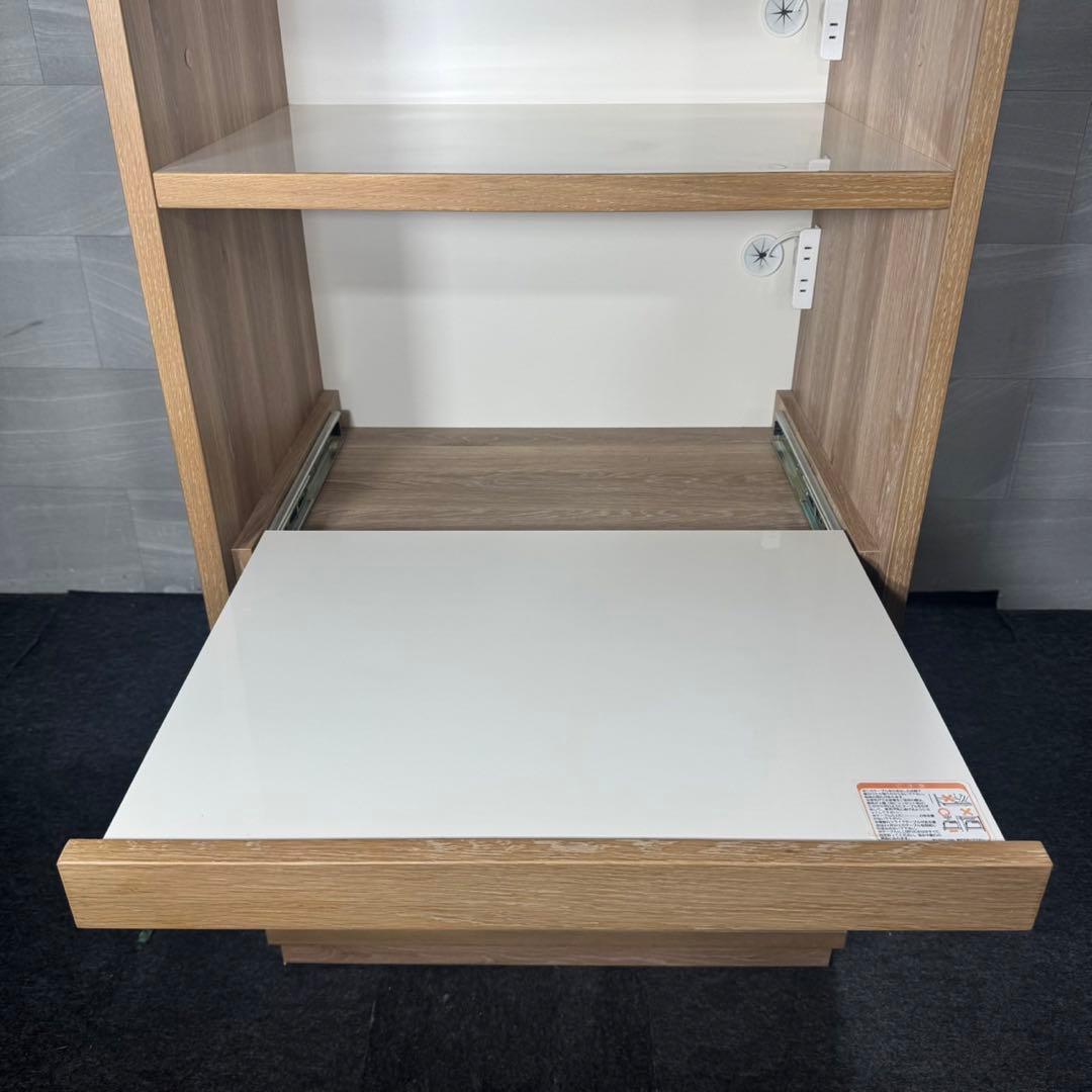 シギヤマ家具 キッチンボード 食器棚 レンジラック 幅70cm d4991