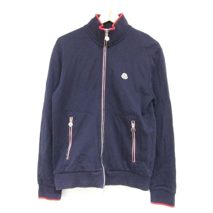 モンクレール ジャンパー ジャージ Lサイズ ジップアップ ネイビー カジュアル