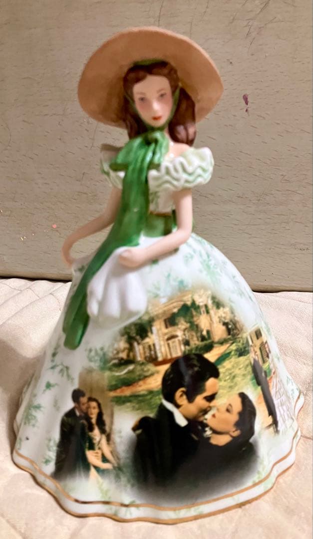 風と共に去りぬ スカーレット ロマンティック陶器フィギュア