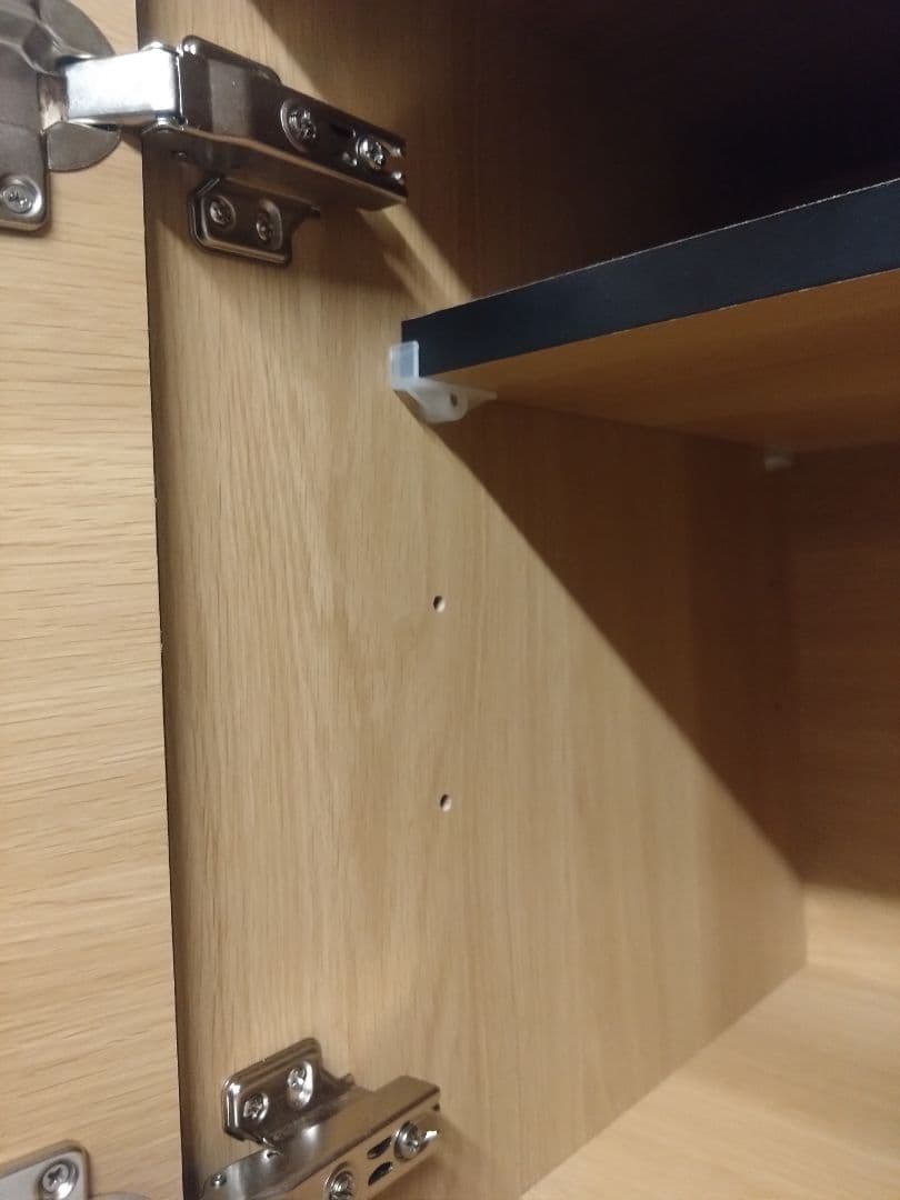 【値下げ可】 食器棚・レンジ台・キッチンボード　大川家具　幅約90