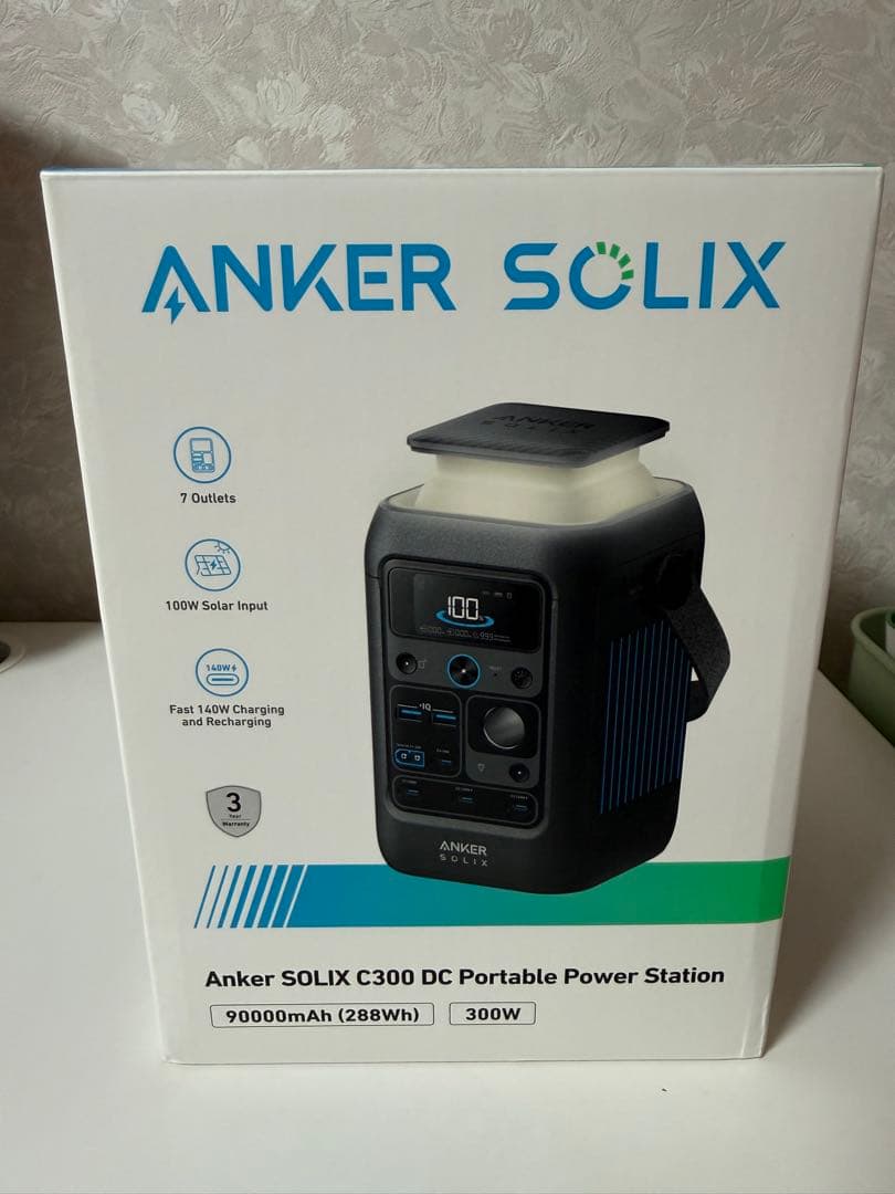 新品Anker Solix C300 DC ポータブル電源