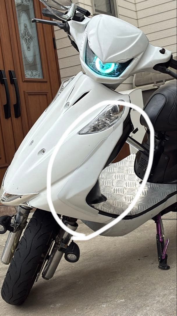 アドレスv125g サイドエアロ