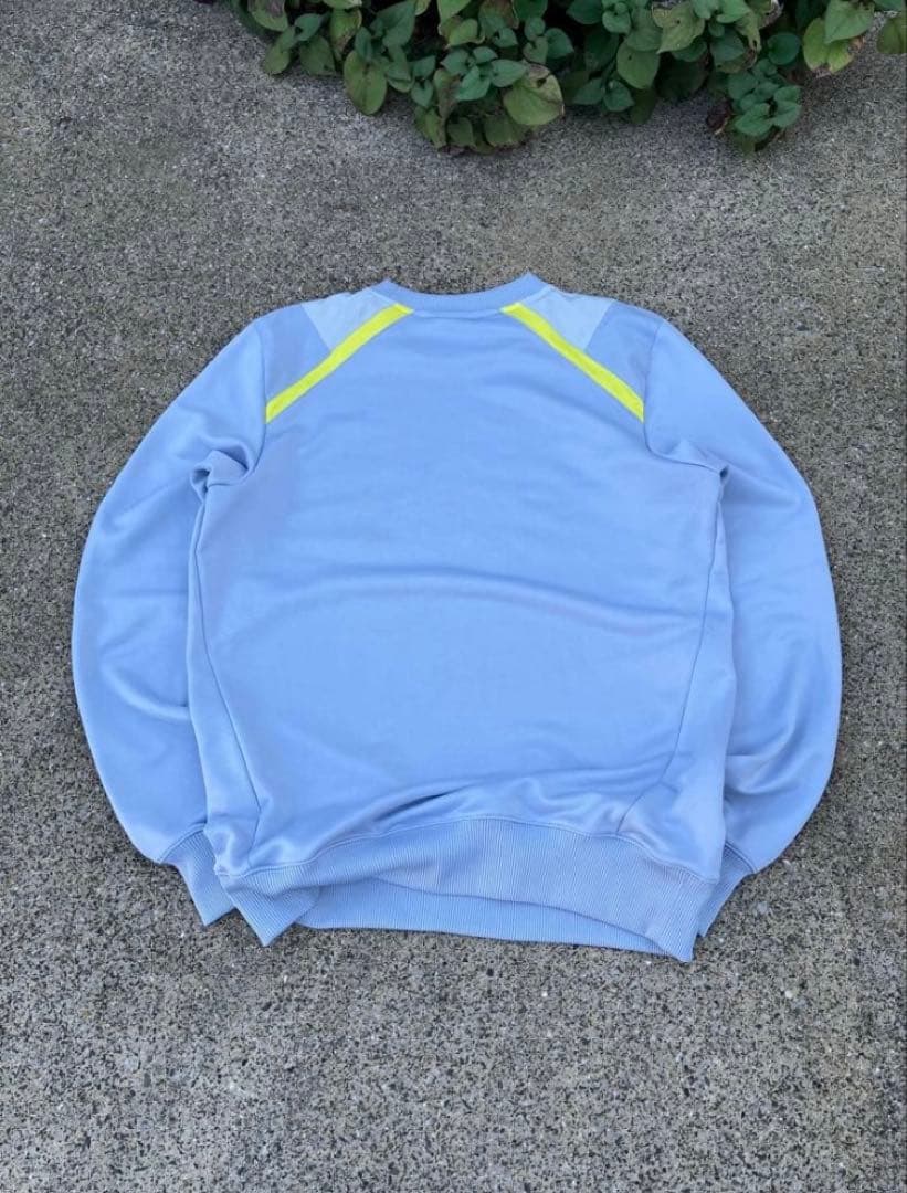 【希少デザイン】アンブロxエバートンFC スウェットシャツ　デカロゴ　 M