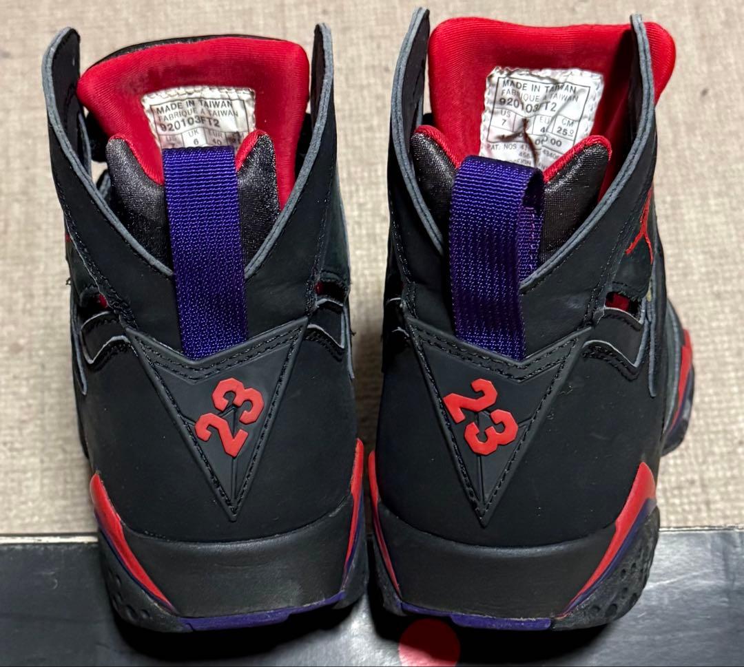 シューズ(男性用) NIKE 1992 AIRJORDAN 7 \"BLACK/TRURED\"90's