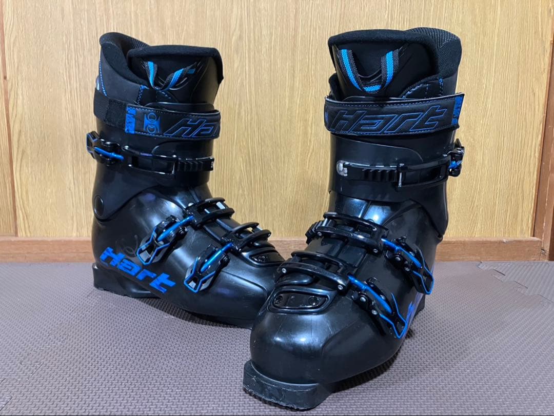 スキーセット (スキー板163cm ビンディング ブーツ28.0cm ストック)