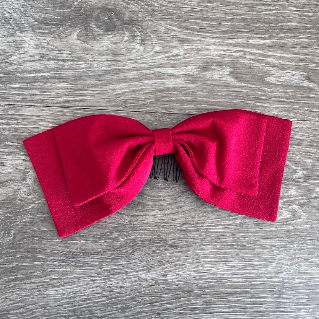 アリサナ 袴 セット 小学校 卒業式 赤 ネイビー 160 髪飾り付き 美品