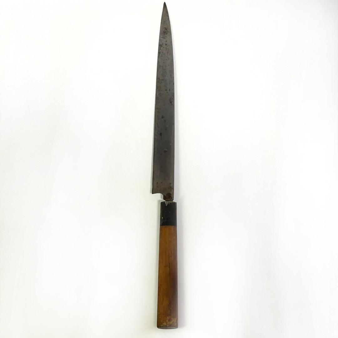 正本総本店 ふぐ引き 柳刃 てっさ包丁【登録正本・秀正 刻印あり】アンティーク