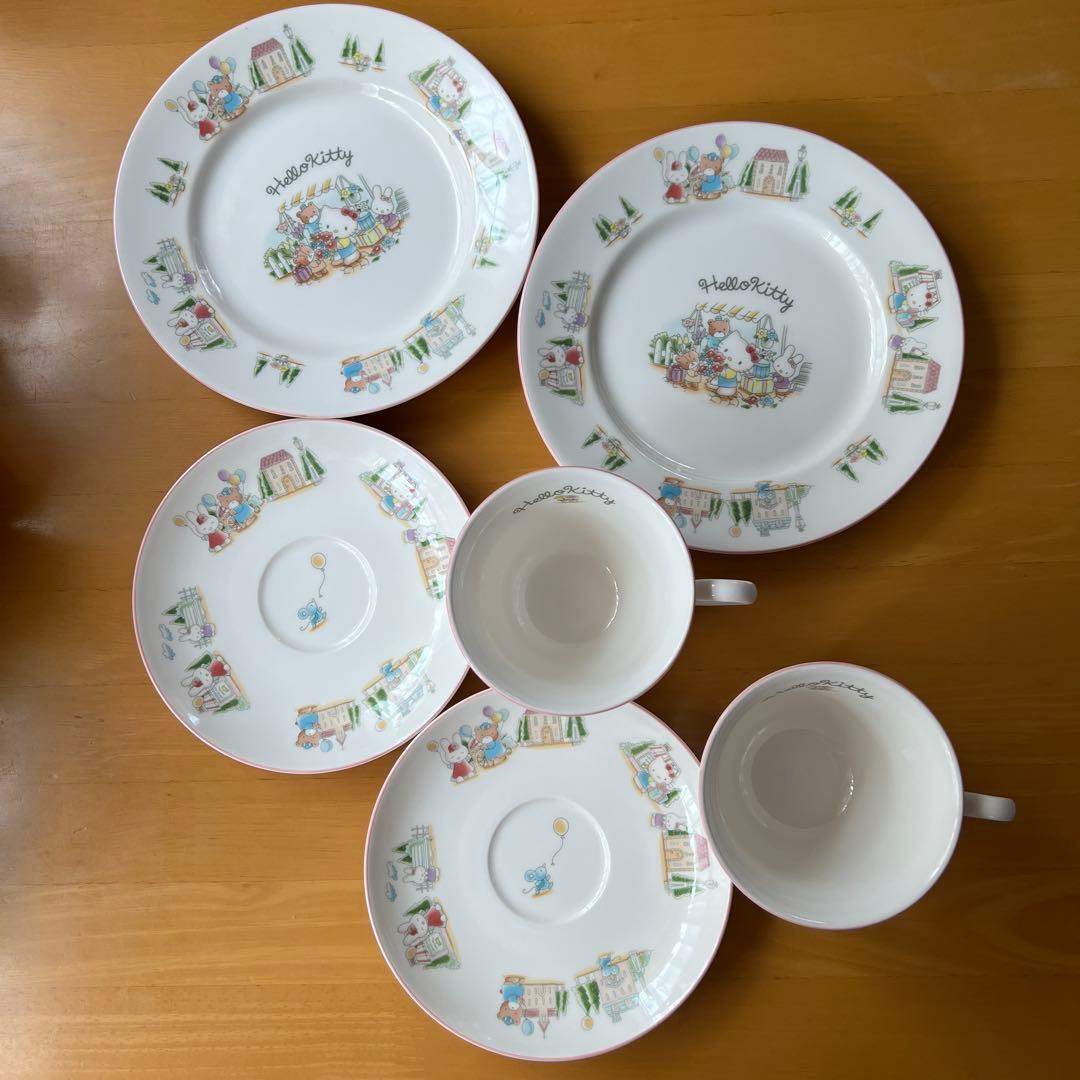 レア品　ハローキティ × NIKKO 食器セット 陶器 6点