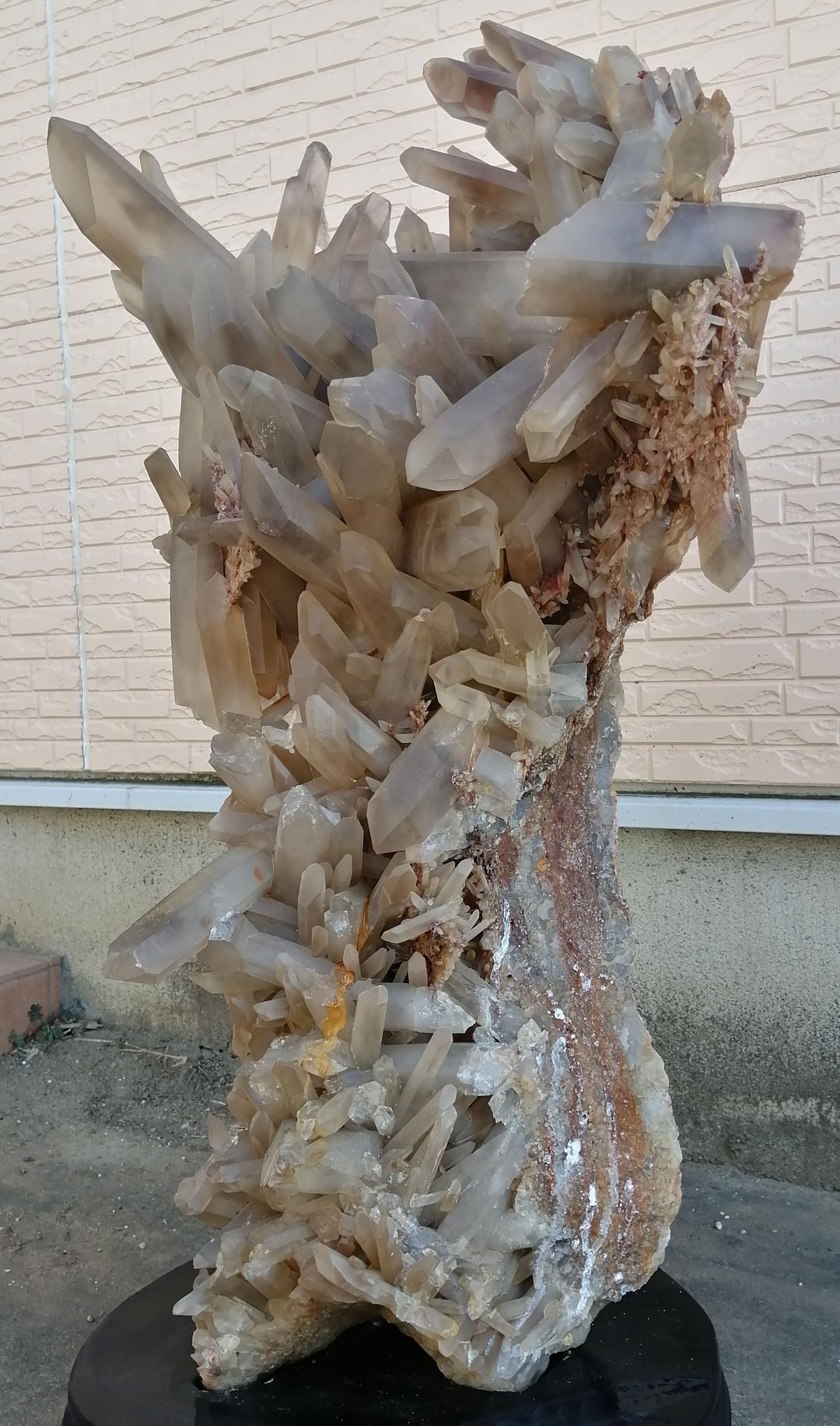 【特大!!!】　水晶クラスター　【32.8kg】