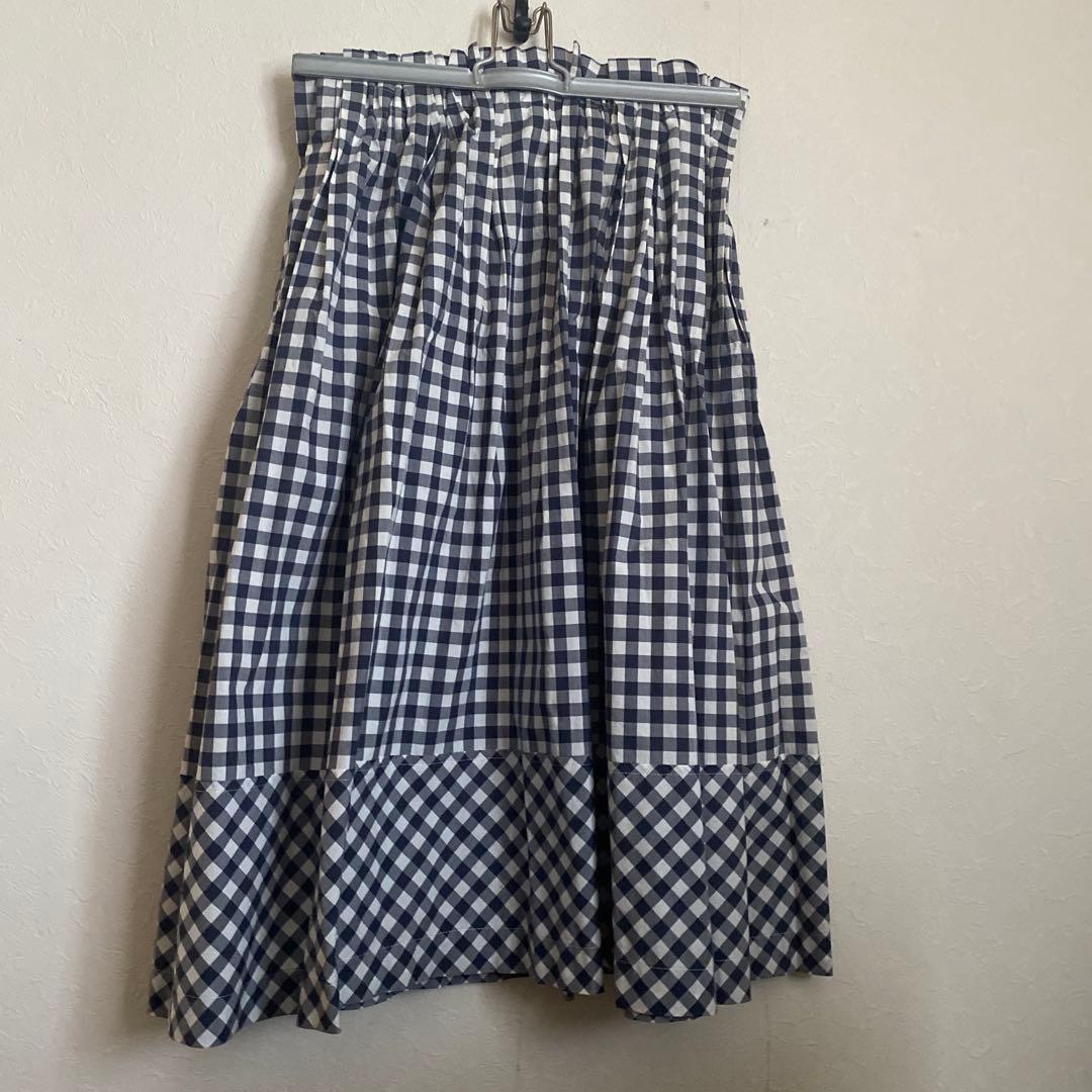 美品　トリココムデギャルソン チェック　スカート