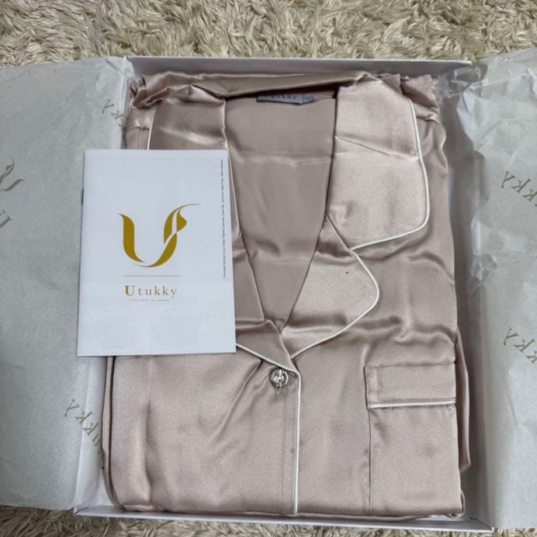 【未使用】シルクパジャマ レディース シルク100% 6Aランク 冷感 夏用⭐️