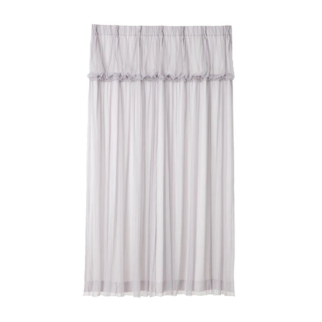 【Francfranc】チュールバルーン ダブルカーテン