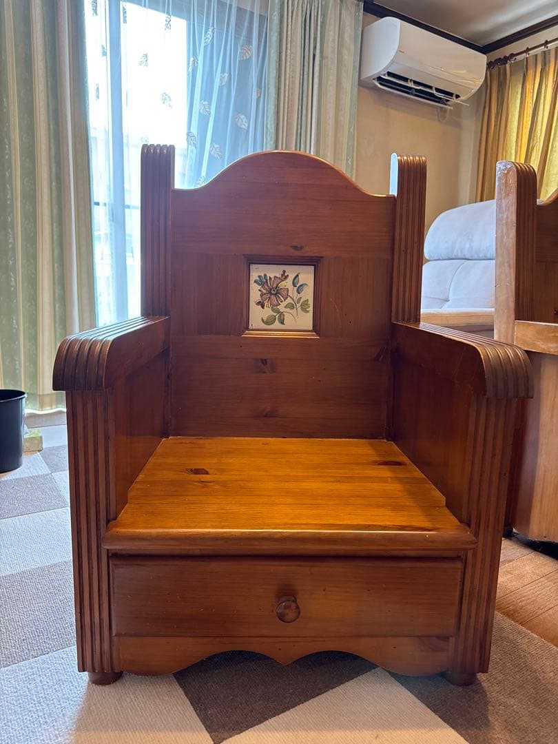 【希少】 ACTUS アクタス バレンシア 椅子 収納付 スペイン製　カントリー