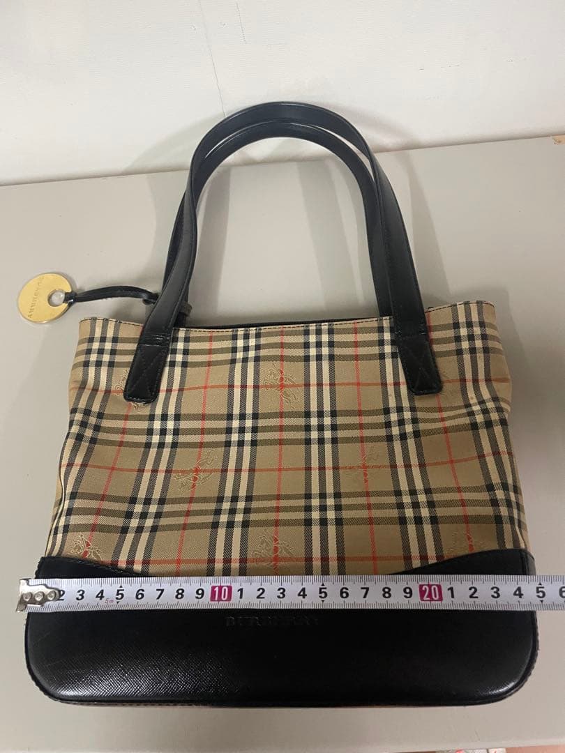 ❷美品 バーバリー バッグ チェック柄 大人気シリーズ