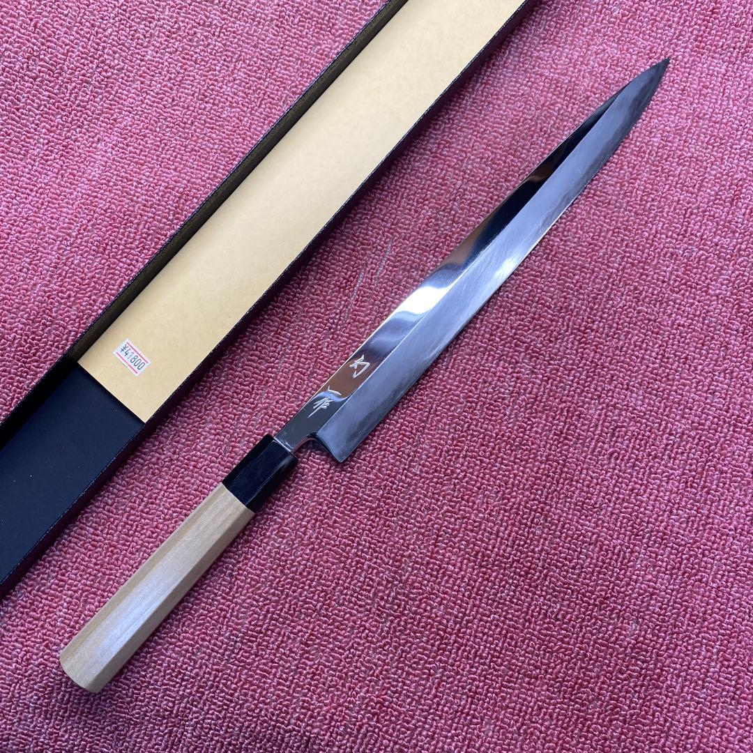 青二鋼　柳刃包丁　300㎜ 尺0寸