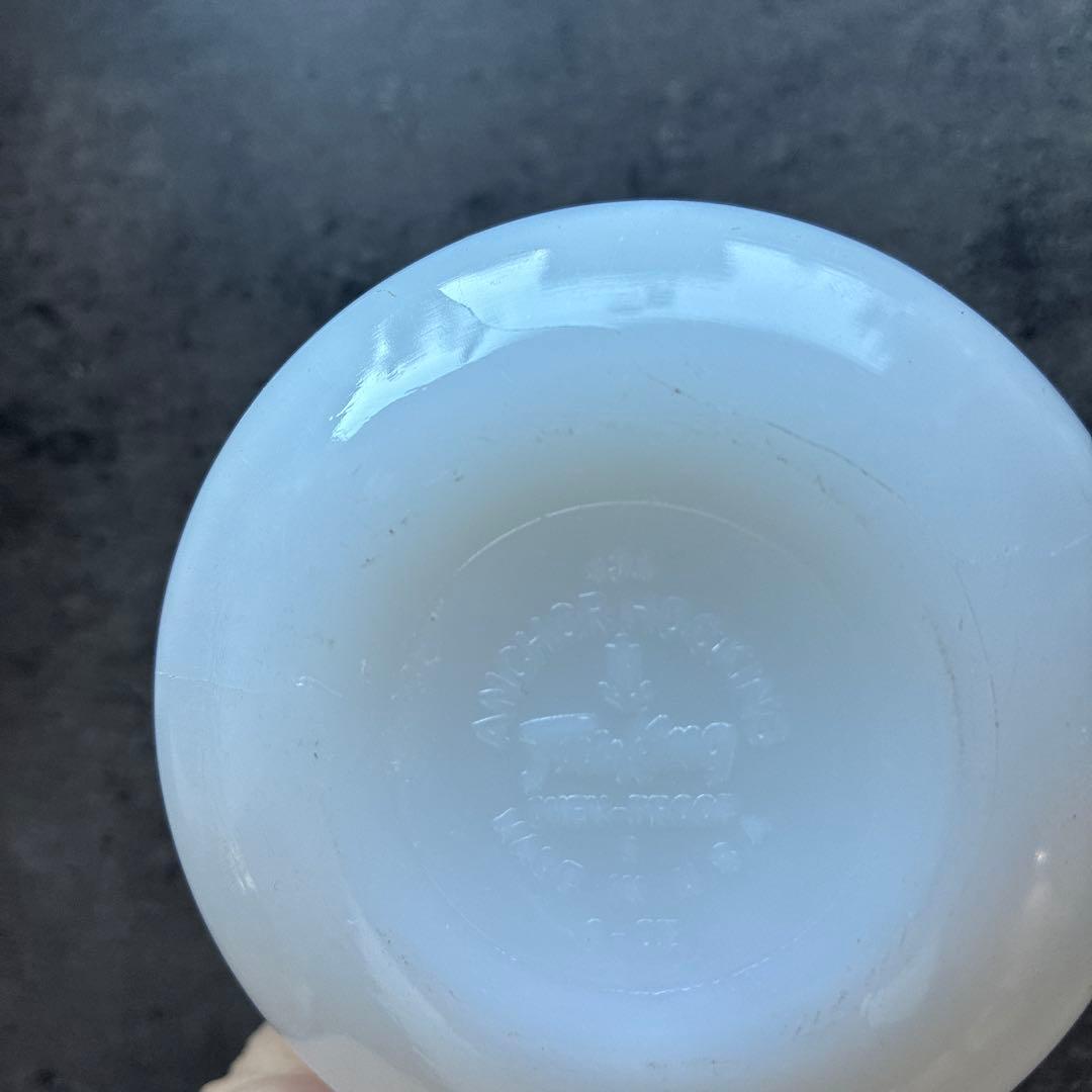 Fire king 透明プラスチックボウル 2個セット