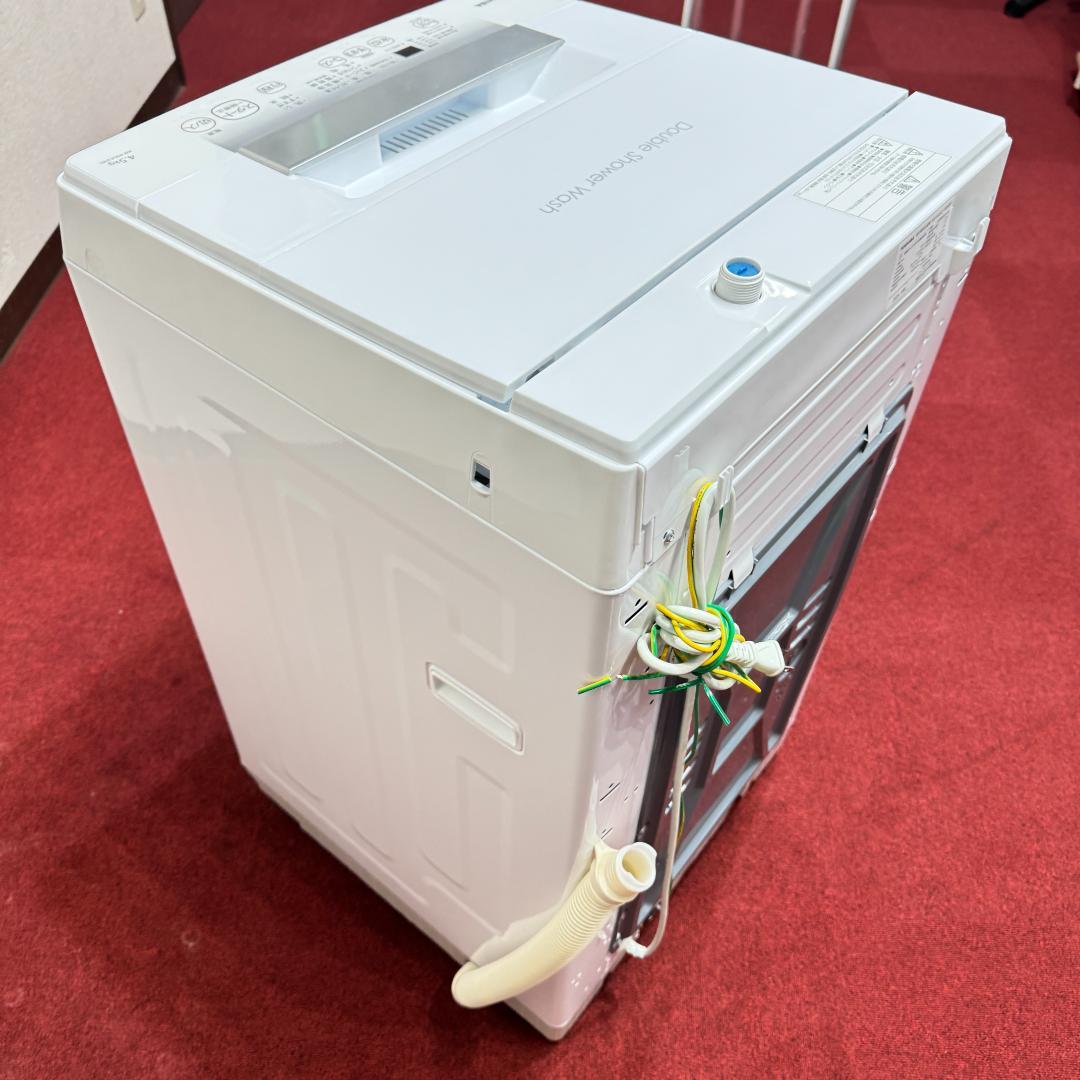 東京23区送料無料　超美品東芝4.5㎏　縦型洗濯機　2024年製　未使用に近い！