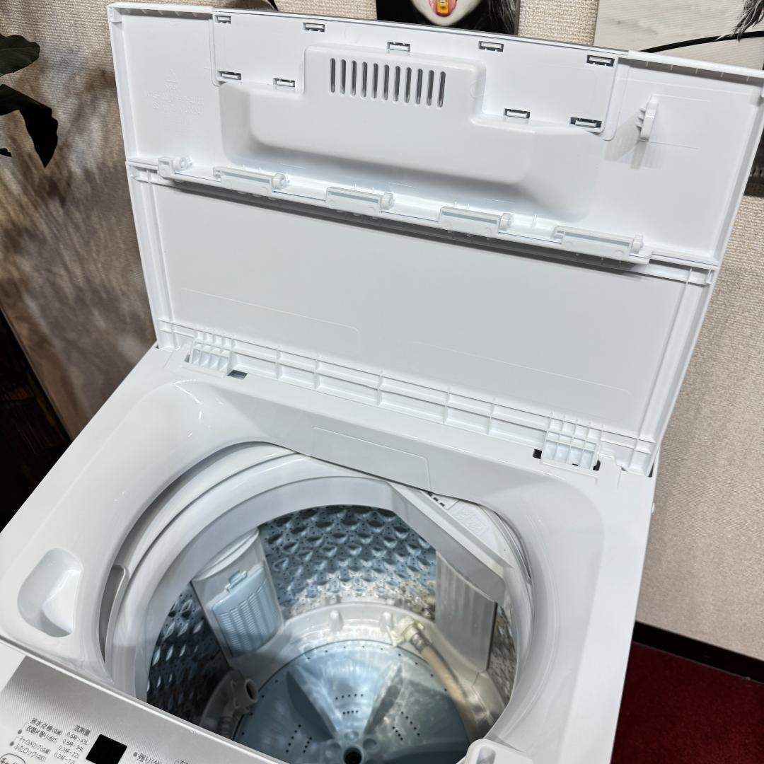 東京23区送料無料　超美品東芝4.5㎏　縦型洗濯機　2024年製　未使用に近い！