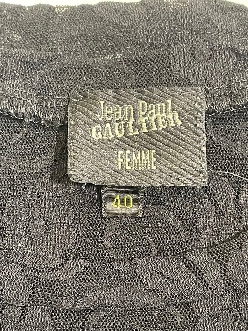 SALE‼️JEAN PAUL GAULTIER レースCSブラック Mサイズ