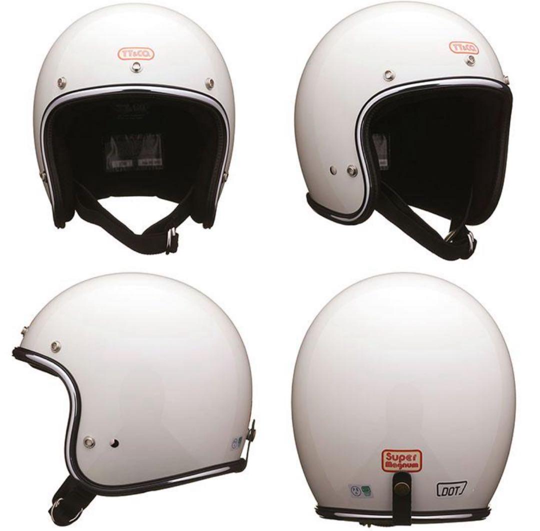 TT&CO. ジェットヘルメット TT-01 アイボリー