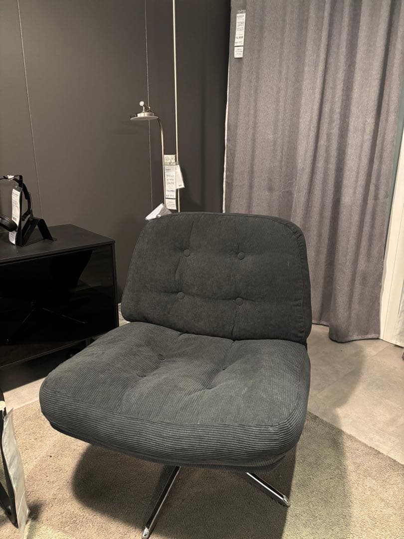 「新品※未開封」イケア 椅子 1人掛けソファ ディヴリンゲ 回転パーソナルチェア