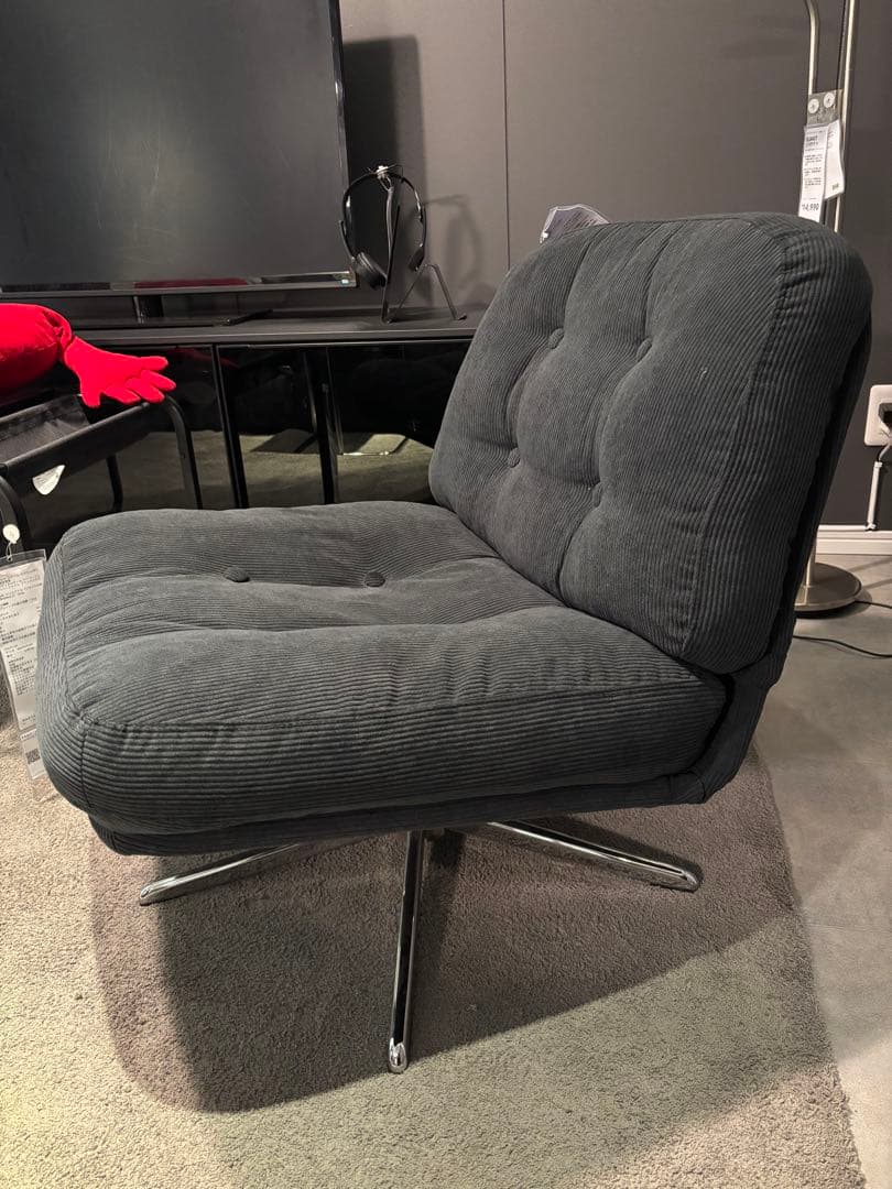 「新品※未開封」イケア 椅子 1人掛けソファ ディヴリンゲ 回転パーソナルチェア