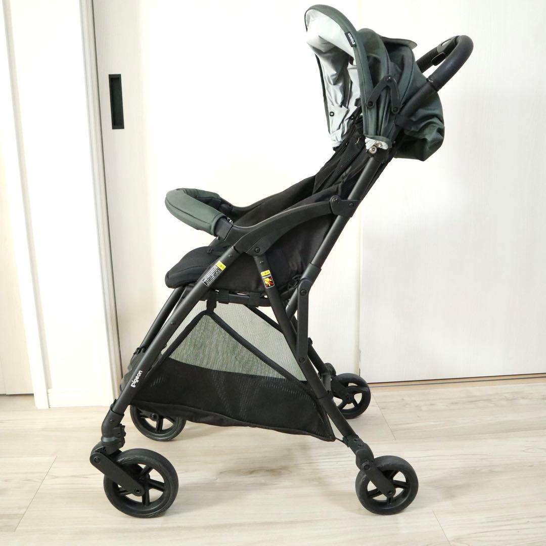 ベビーザらス限定★ピジョン ビングル BB3 ベビーカー サンシェード付 マリモ