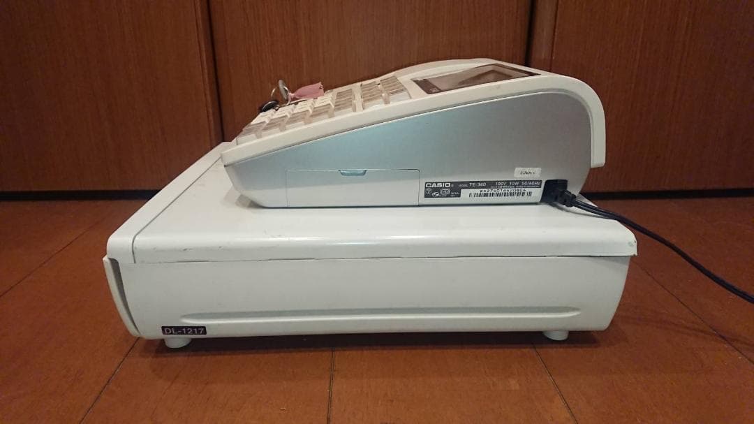 カシオ レジスター TE-340WE ホワイト