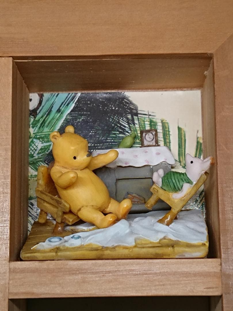 ディズニー　プーさん　フィギュア　置物　インテリア　工芸品　美術品　A1020