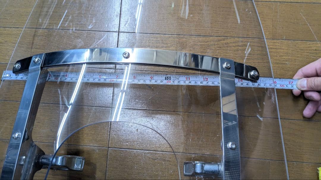 ハーレー用　クイックリリースウインドシールド　クリア　スポーツスター用