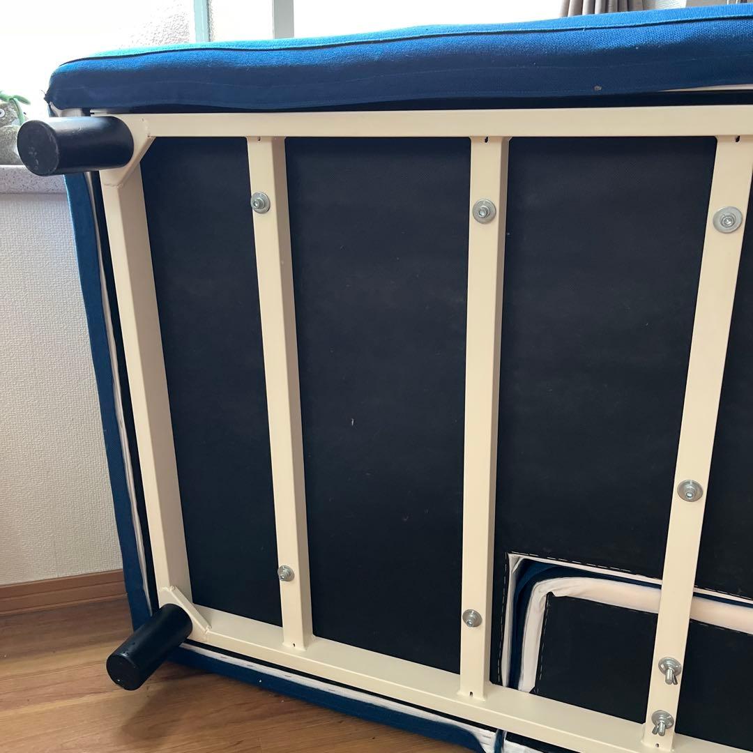 無印良品　希少ネイビーブルー ソファー