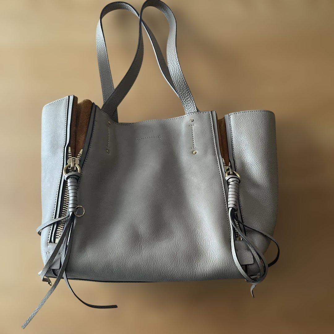 Chloé グレー トートバッグ