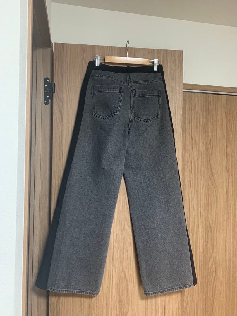 グレースコンチネンタル　サイド切替デニムパンツ