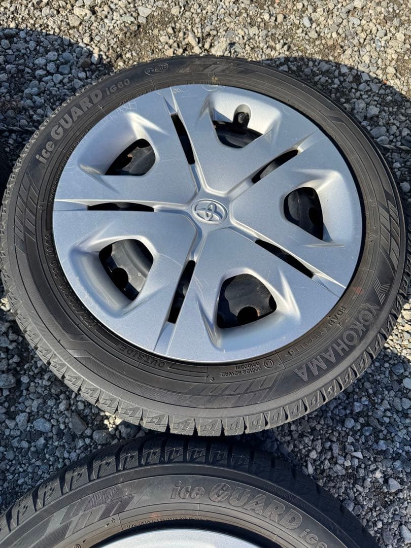 トヨタ純正16インチ 鉄ホイール 冬タイヤ付き4本セット175/60R16