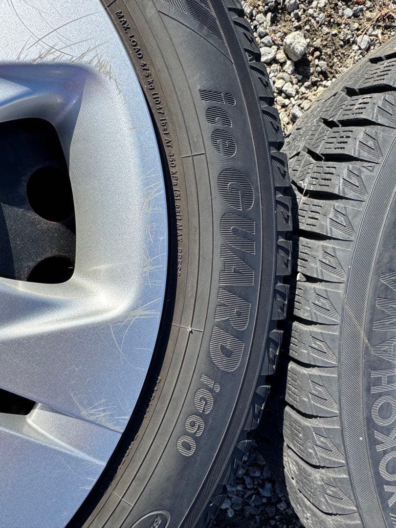 トヨタ純正16インチ 鉄ホイール 冬タイヤ付き4本セット175/60R16