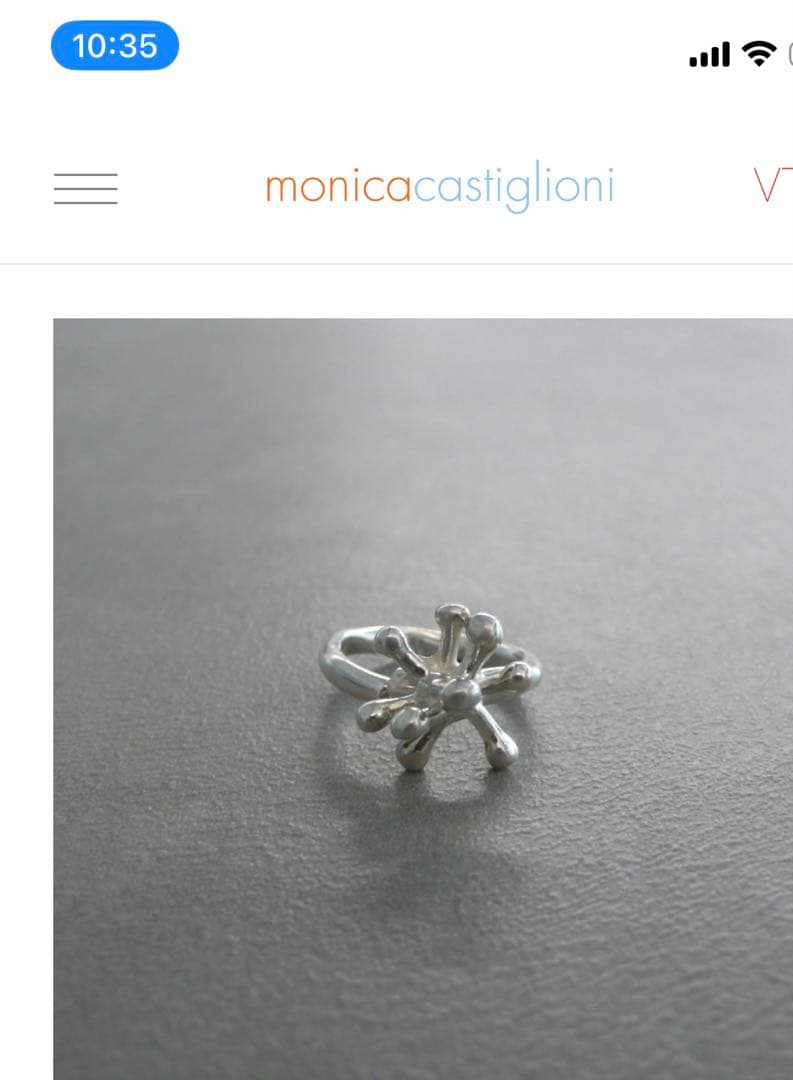 MONICA CASTIGLIONI シルバーリング　モニカ　カスティリオーニ