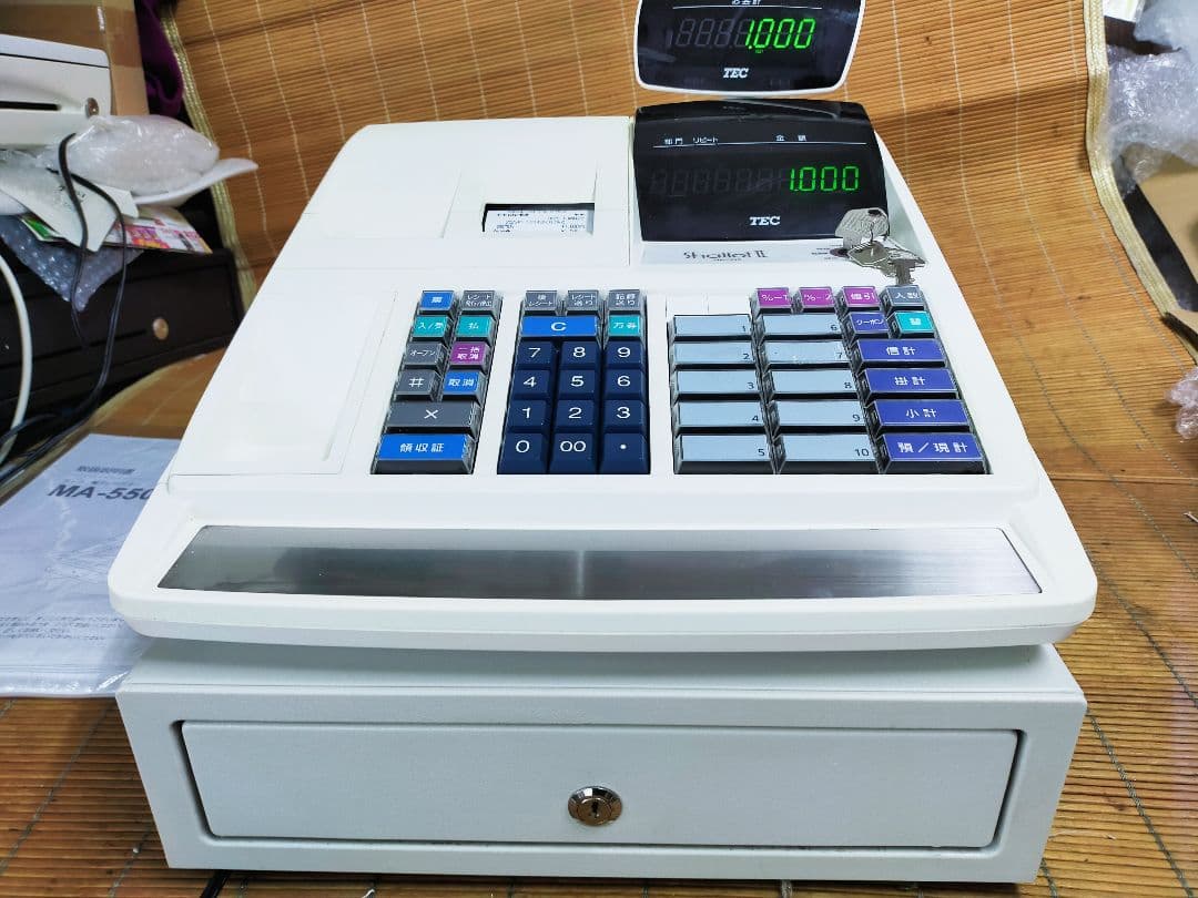 テックレジスター　MA-550　ツインプリンター　人気機種　207308