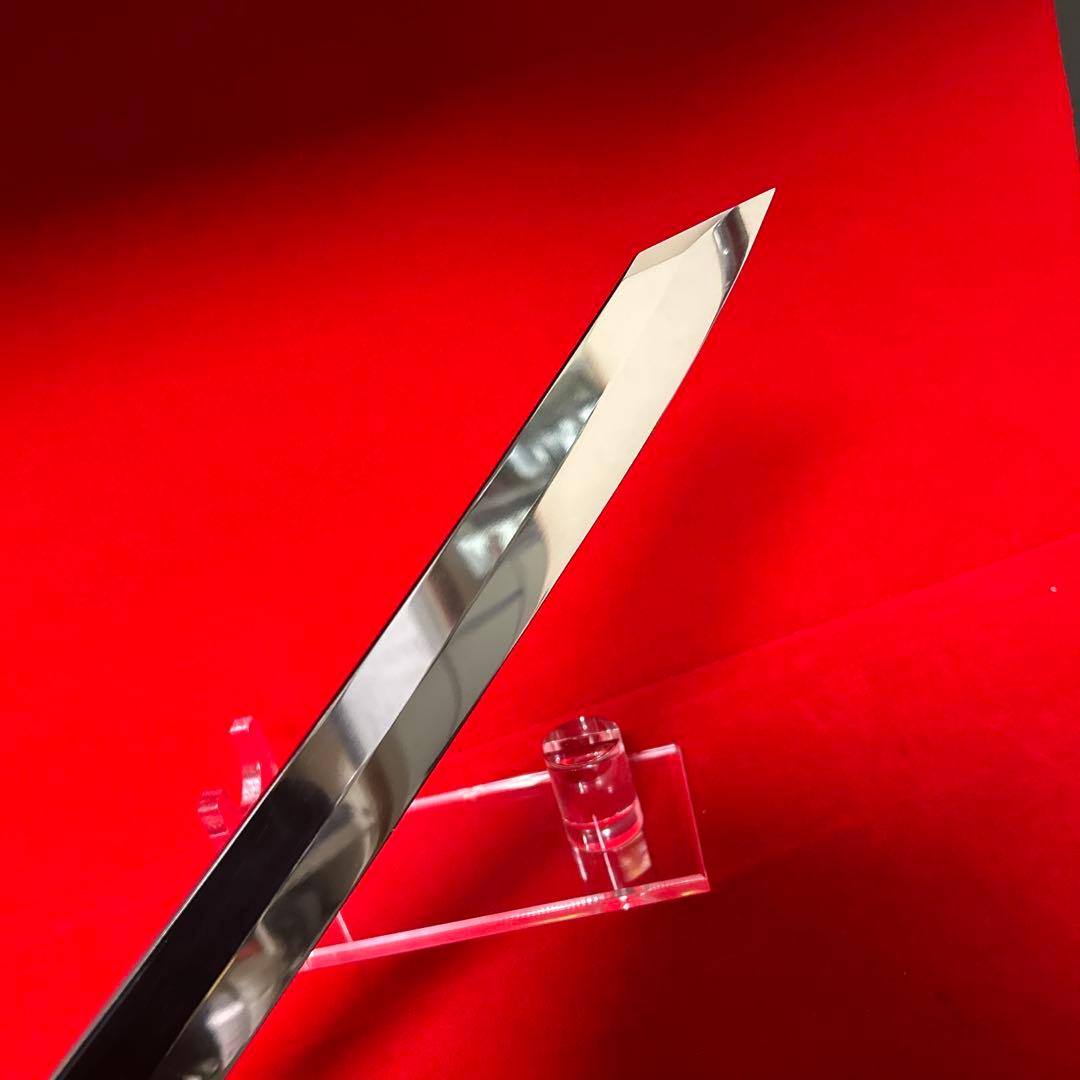 包丁　剣型切付　尺　鏡面仕上げ　箱付　未使用品