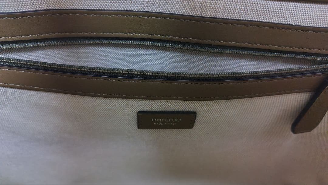 お値下げ【新品】JIMMY CHOO ジミーチュウ バッグ カーキ ピムリコ