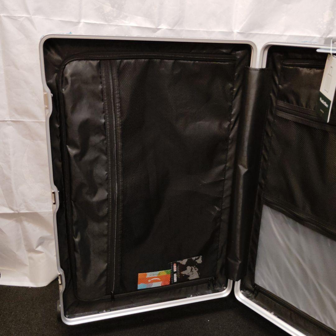 WanderMore スーツケース キャリーケース アルミフレーム シルバー