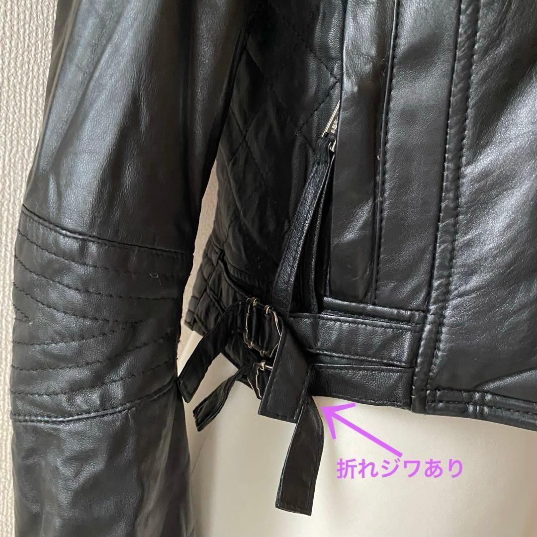 土日限定★DSQUARED 2 　レザージャケット　ファー付き　Y2K